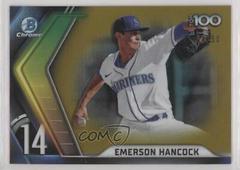 Emerson Hancock [Gold] #BTP-14 Baseball Cards 2022 Bowman Scouts' Top 100 Prices