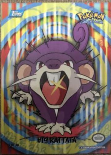 Rattata #9 Pokemon 2000 Topps TV Sticker