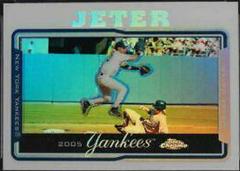 Derek Jeter [Refractor] #440 Baseball Cards 2005 Topps Chrome Prices
