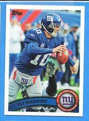 Eli Manning #20 Football Cards 2011 Topps Prices