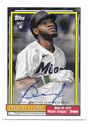 Bryan De La Cruz #72DB-BD Baseball Cards 2022 Topps Archives 1992 MLB Debut Autographs Prices