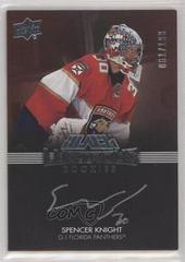 Spencer Knight #LRS-SK Hockey Cards 2021 SPx UD Black Lustrous Rookie Signatures Prices