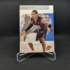 Allen Iverson - [Game Worn NBA Warm-Up] Basketball Cards 2002 Topps Ten Prices