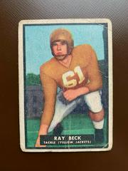 Ray Beck #22 Football Cards 1951 Topps Magic Prices
