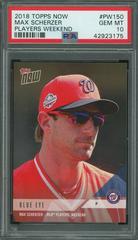 Max Scherzer Baseball Cards 2018 Topps Now Players Weekend Prices