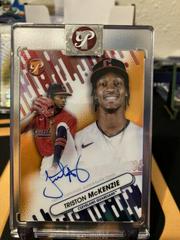 Triston McKenzie [Orange] Baseball Cards 2023 Topps Pristine Fresh Faces Autographs Prices