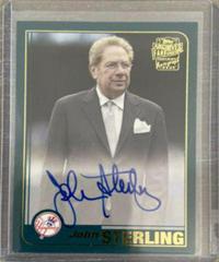 John Sterling #FFA-JST Baseball Cards 2017 Topps Archives Fan Favorites Autographs Prices