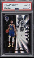 Stephen Curry [Copper] Basketball Cards 2019 Panini Black Prices