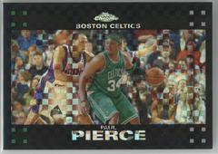 Paul Pierce [Xfractor] Basketball Cards 2007 Topps Chrome Prices