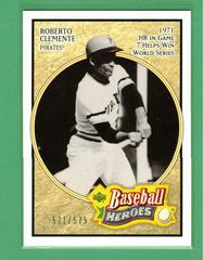 Roberto Clemente Baseball Cards 2005 Upper Deck Baseball Heroes Prices