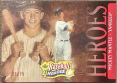 Mickey Mantle [Red] #165 Baseball Cards 2005 Upper Deck Baseball Heroes Prices