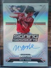 Nick Yorke #SS-NY Baseball Cards 2021 Panini Prizm Draft Picks Signing Sessions Autographs Prices