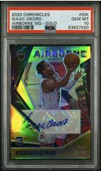 Isaac Okoro [Gold] #AIR-IOK Basketball Cards 2020 Panini Chronicles Airborne Signatures Prices