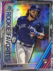 Bo Bichette [Orange Refractor] Baseball Cards 2020 Bowman Chrome Rookie of the Year Favorites Prices