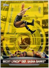 Tamina def. Sasha Banks [Gold] Wrestling Cards 2021 Topps WWE Women's Division Prices