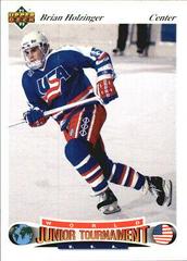 Brian Holzinger #72 Hockey Cards 1991 Upper Deck Czech World Juniors Prices