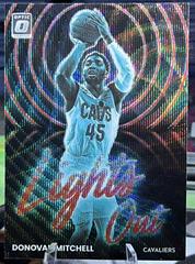 Donovan Mitchell [Red Wave] Basketball Cards 2022 Panini Donruss Optic Lights Out Prices