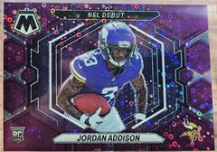 Jordan Addison [No Huddle Purple] #ND-14 Football Cards 2023 Panini Mosaic NFL Debut Prices