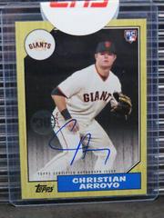 Christian Arroyo Baseball Cards 2017 Topps Update 1987 Autographs Prices