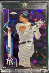 Aaron Judge [Purple Refractor] #7 Baseball Cards 2020 Topps Chrome Sapphire Prices