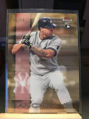 Gary Sanchez [Gold Refractor] #64 Baseball Cards 2016 Topps Finest Prices