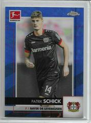 Patrik Schick [Blue Wave Refractor] Soccer Cards 2020 Topps Chrome Bundesliga Prices