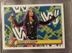 Sasha Banks #S-14 Wrestling Cards 2021 Topps Heritage WWE Superstar Stickers Prices