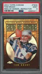 Tom Brady [Refractor] Football Cards 2002 Topps Chrome Ring of Honor Prices