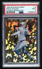 Steve McNair [Atomic Refractor] #16 Football Cards 1998 Bowman's Best Prices