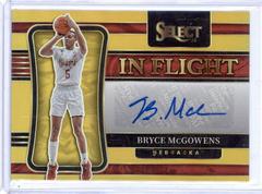 Bryce McGowens [Gold] #IN-BMC Basketball Cards 2022 Panini Chronicles Draft Picks In Flight Signatures Prices
