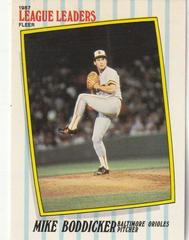 Mike Boddicker Baseball Cards 1987 Fleer League Leaders Prices