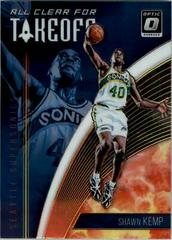 Shawn Kemp #9 Basketball Cards 2018 Panini Donruss Optic All Clear for Takeoff Prices