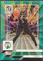 Jaylen Brown [Green Laser] #2 Basketball Cards 2022 Panini Donruss Prices