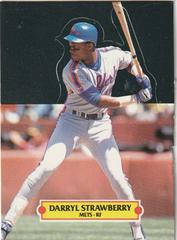 Darryl Strawberry [pop up] #34 Baseball Cards 1987 Leaf Prices