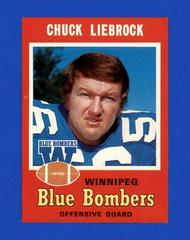 Chuck Liebrock Football Cards 1971 O Pee Chee CFL Prices