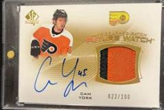Cam York #FWAP-CY Hockey Cards 2021 SP Authentic Future Watch Auto Patch Prices