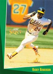 Rickey Henderson #106 Baseball Cards 1993 Score Select Prices