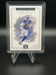 Tyrod Taylor [Silver] #2 Football Cards 2017 Panini Impeccable Prices