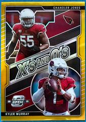 Chandler Jones, Kyler Murray [Gold] Football Cards 2021 Panini Contenders Optic Xs and Os Prices