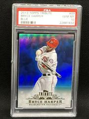 Bryce Harper [Blue] #49 Baseball Cards 2013 Topps Tribute Prices
