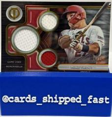 Mike Trout [Gold] #TTR-MT Baseball Cards 2024 Topps Tribute Triple Relic Prices