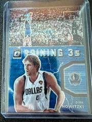 Dirk Nowitzki [Blue Pulsar] #18 Basketball Cards 2021 Panini Donruss Optic Raining 3s Prices