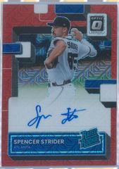 Spencer Strider [Red Mojo] #RRS-SS Baseball Cards 2022 Panini Donruss Optic Rated Rookie Signatures Prices