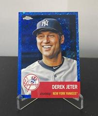 Derek Jeter [Blue Mini-Diamond] #2 Baseball Cards 2022 Topps Chrome Platinum Anniversary Prices
