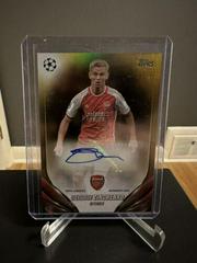 Oleksandr Zinchenko [Gold Foilboard] #A-OZ Soccer Cards 2023 Topps UEFA Club Autograph Prices