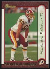 Stephen Alexander [Gold] #115 Football Cards 1999 Bowman Prices