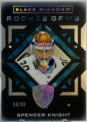 Spencer Knight [Spectrum] Hockey Cards 2021 Upper Deck Black Diamond Rookie Gems Prices