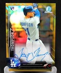 Trayce Thompson [Gold Refractor] Baseball Cards 2016 Bowman Chrome Autograph Rookies Prices