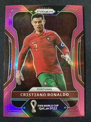 Cristiano Ronaldo [Pink] Soccer Cards 2022 Panini Prizm World Cup Prices
