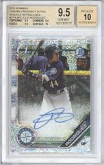 Julio Rodriguez [Speckle Refractor] #PA-JRO Baseball Cards 2019 Bowman Prospect Autographs Prices